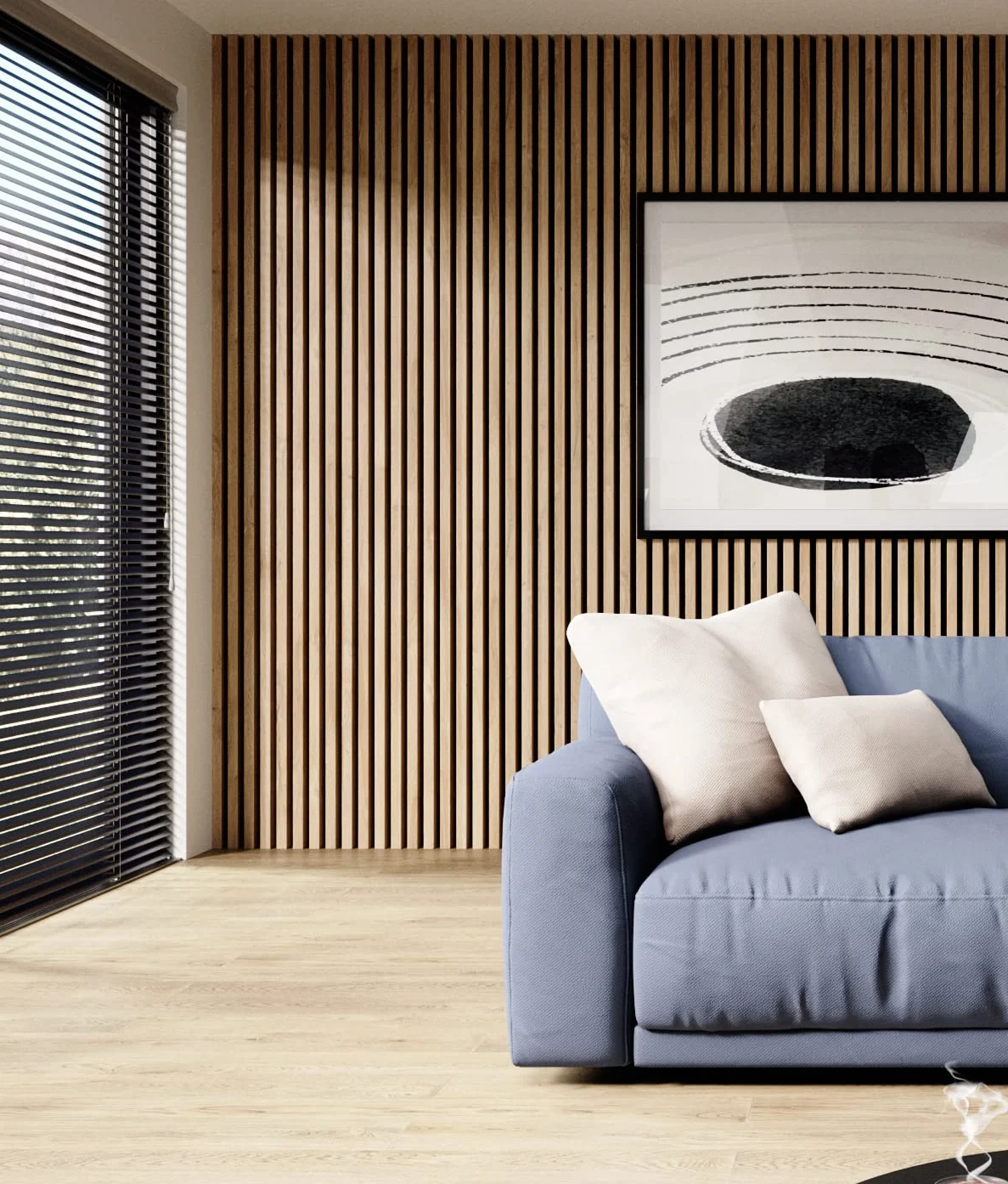 Lote de 12 Paneles de Pared MDF Efecto Madera 240 x 3 cm Roble Artisan Lamas Decorativas Revestimiento de Pared y Techo