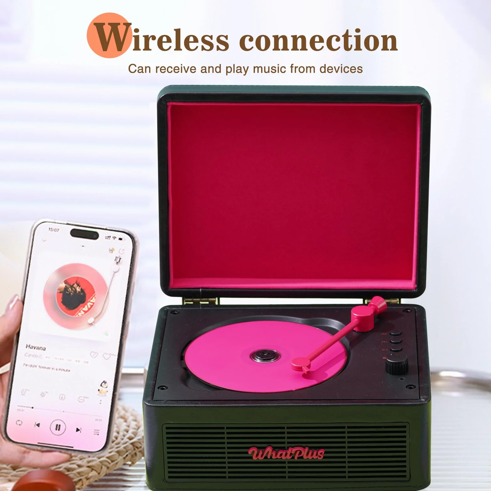 Reproductor de CD portátil con Bluetooth 5.2, batería recargable y altavoces integrados, diseño de maleta retro de alta fidelidad para decoración del hogar, soporte de tarjeta AUX/TF, regalo