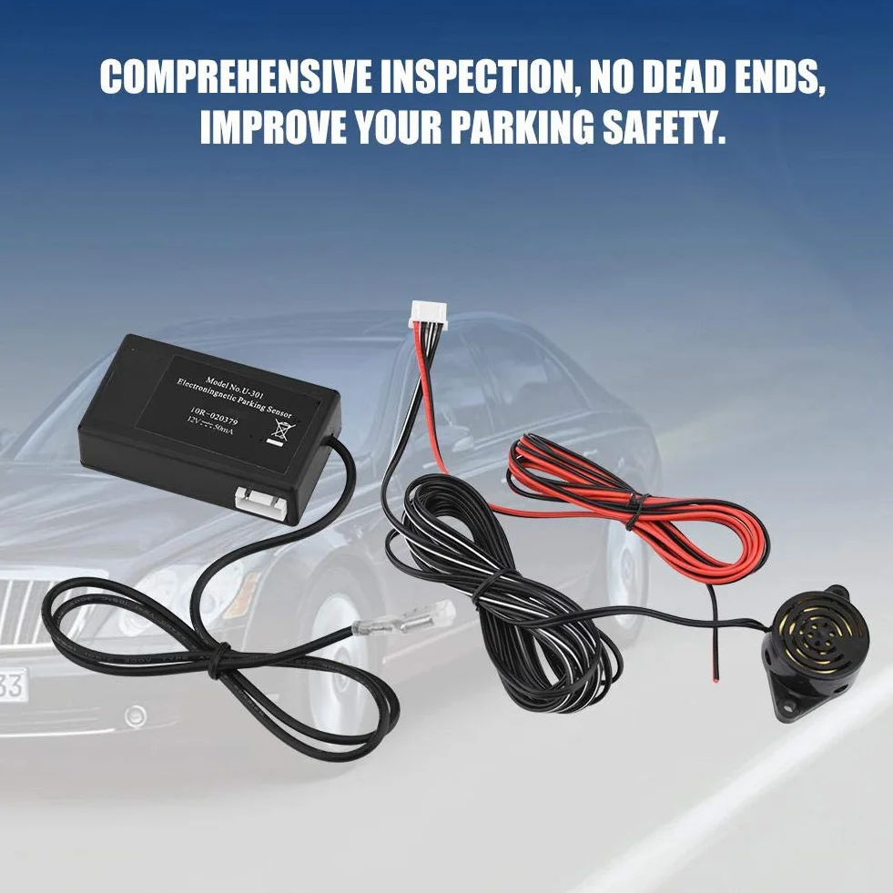 Radar De Marcha Atrás Sensor Aparcamiento Sensores Aparcamiento Seguridad por Radar Inducción Electromagnética Camioneta Autocaravana RV Atrás Radar Inducción Electromagnética para Coche Camión RV