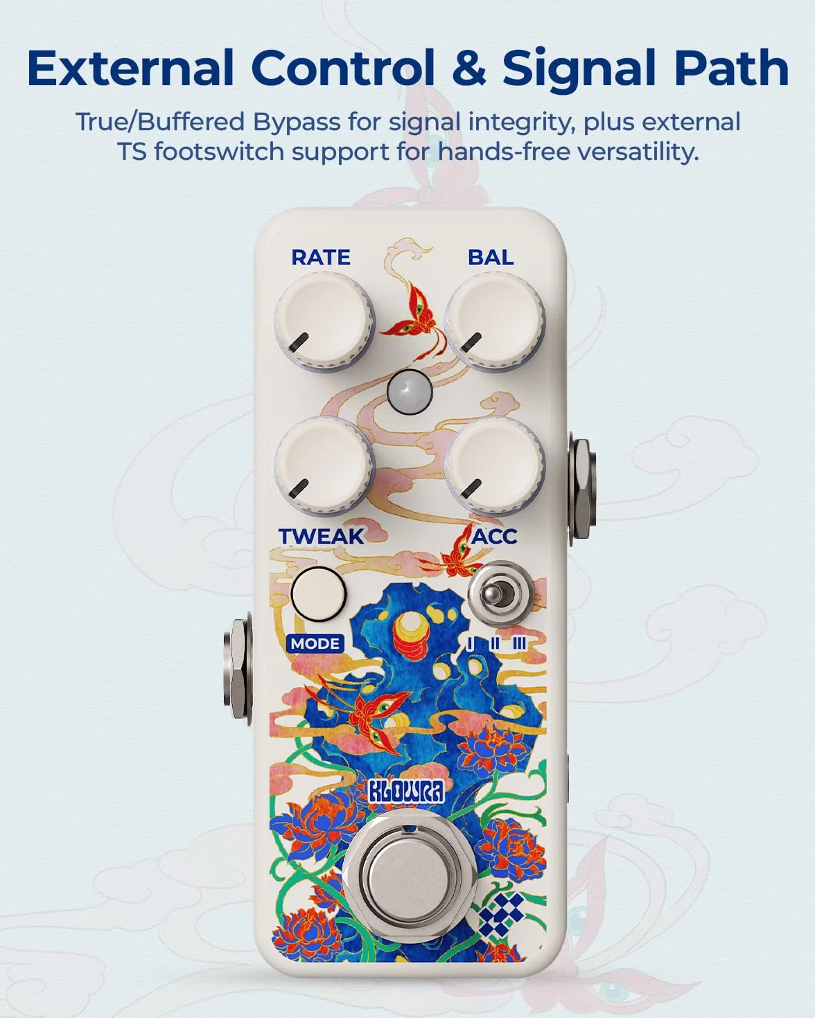 Pedal giratorio dinámico Whorl Single Footswitch