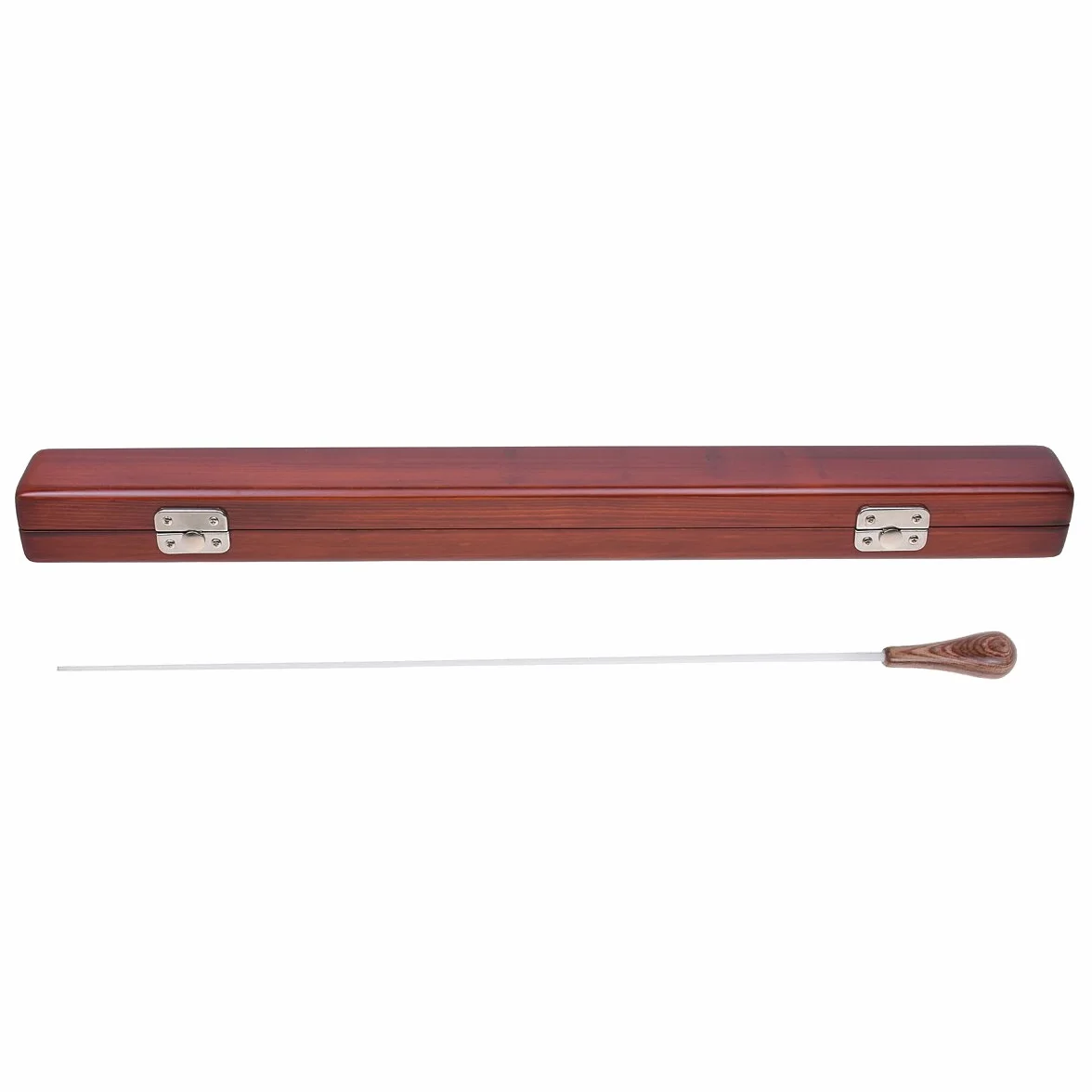 Kmise Rhythm Band Music Director Orquesta Conductor de fibra de vidrio con estuche de madera 1 Set (tipo 1)