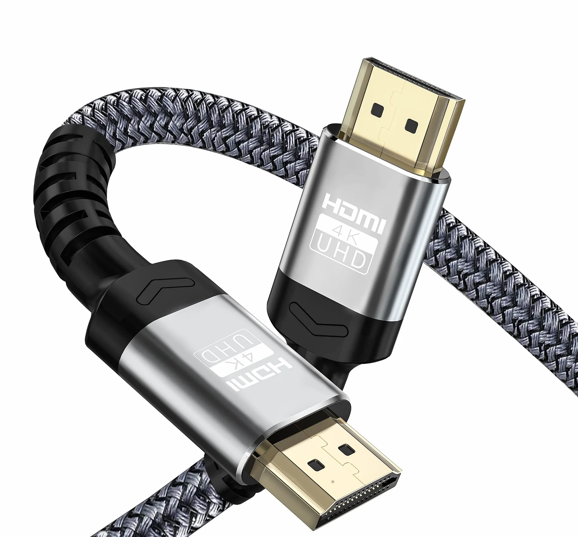 Soonsoonic Cable HDMI 4K 5 metros | Cable HDMI 2.0 de alta velocidad de 18 Gbps & 4K@60Hz HDR ARC HDCP2.2 CEC Ethernet trenzado | para TV UHD, monitor, laptop, Xbox, PS4/PS5 etc.