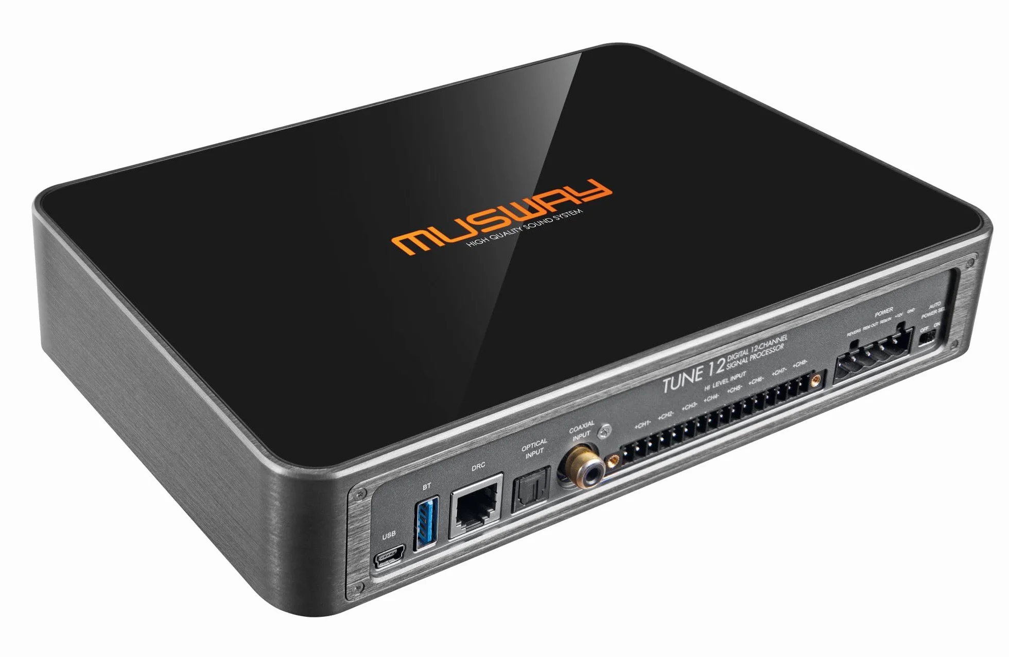 Musway Tune12 | Procesador de sonido DSP de 12 canales con control PC/APP