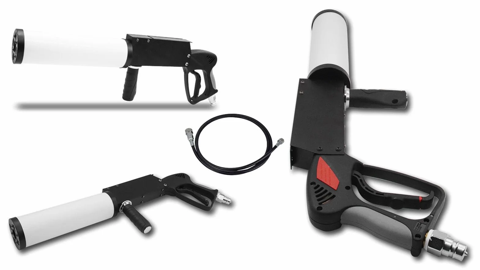 LED CO2 Jet Machine Máquina de niebla de mano para efectos de club bar DJ – Pistola de humo para fiestas de discoteca, espectáculos en vivo, bodas con cambio automático de color