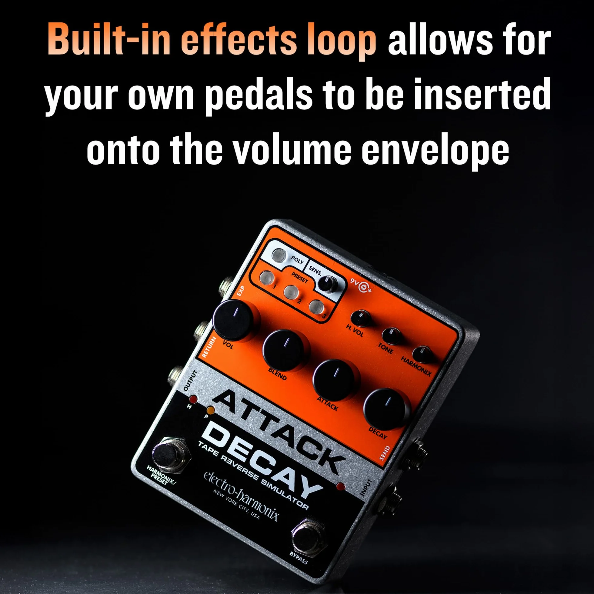 Electro Harmonix Attack Decay · Pedal guitarra eléctrica