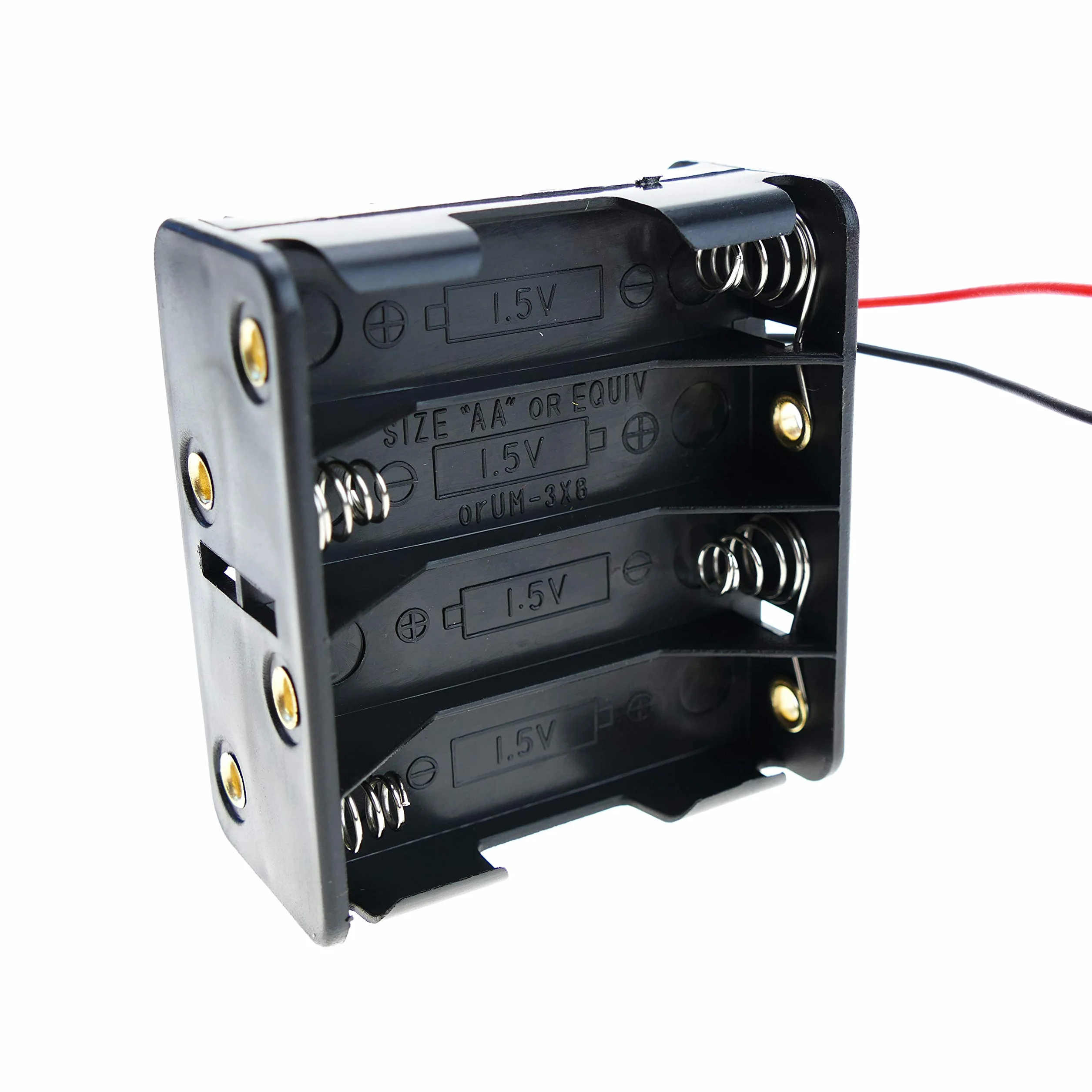 BeMatik - Portapilas para 8 Pilas LR6 AA 1.5V (EN094)