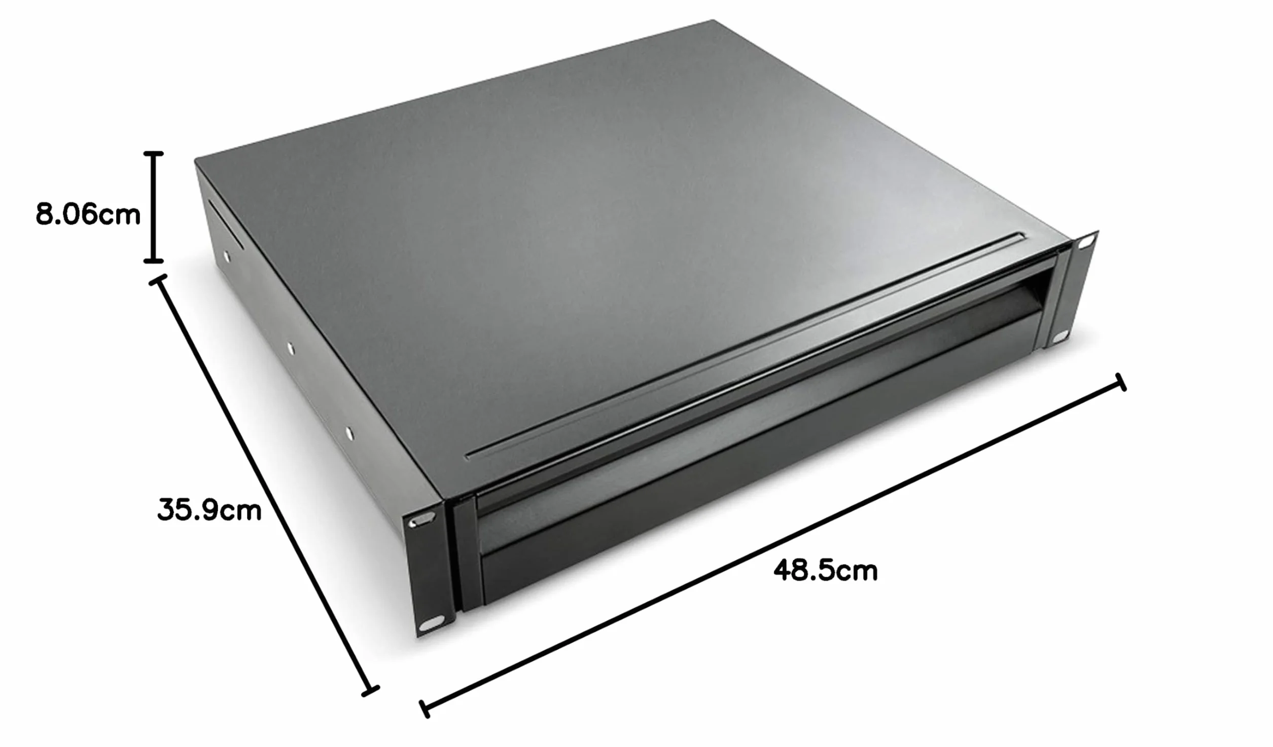 Adam Hall 19" Parts 874 E 02 ERGO 19" Cajón para rack 2 HE