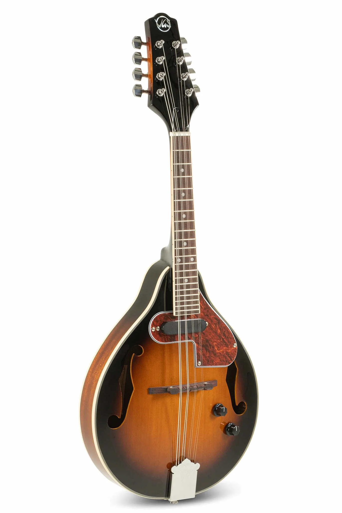 GEWA Mandolina electroacústica A-1 Select - Tapa de abeto - Fondo/aros de caoba - Pastilla con control de volumen y tono - Incl. estuche premium - Acabado brillo Vintage Sunburst