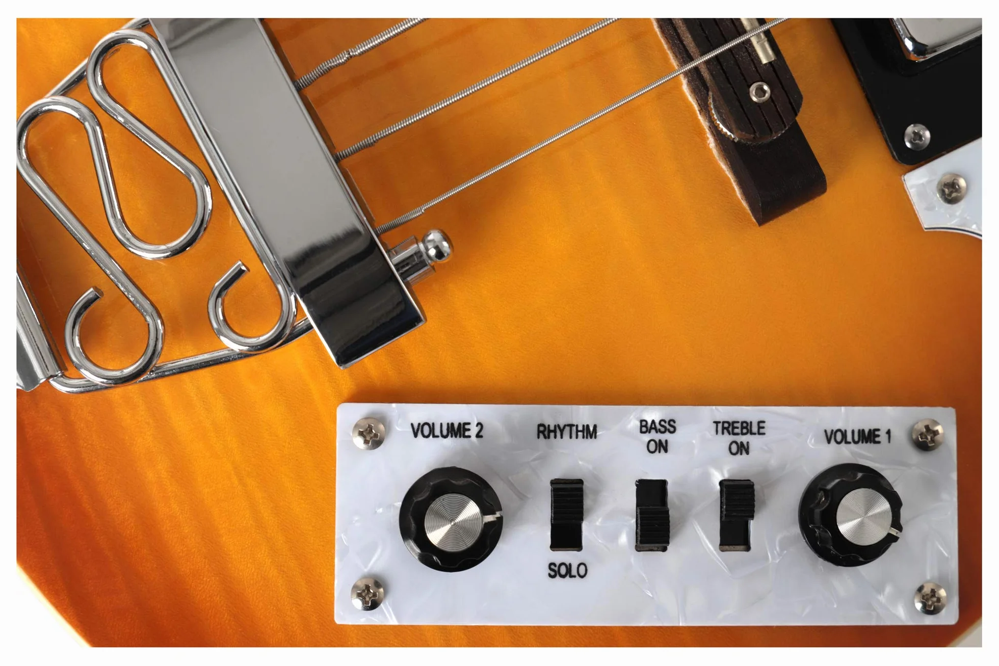 Rocktile VB-1 "Sir Paul" Vintage Beatbass - Bajo violín - Bajo eléctrico - Hollowbody - 2 Humbucker - Sunburst