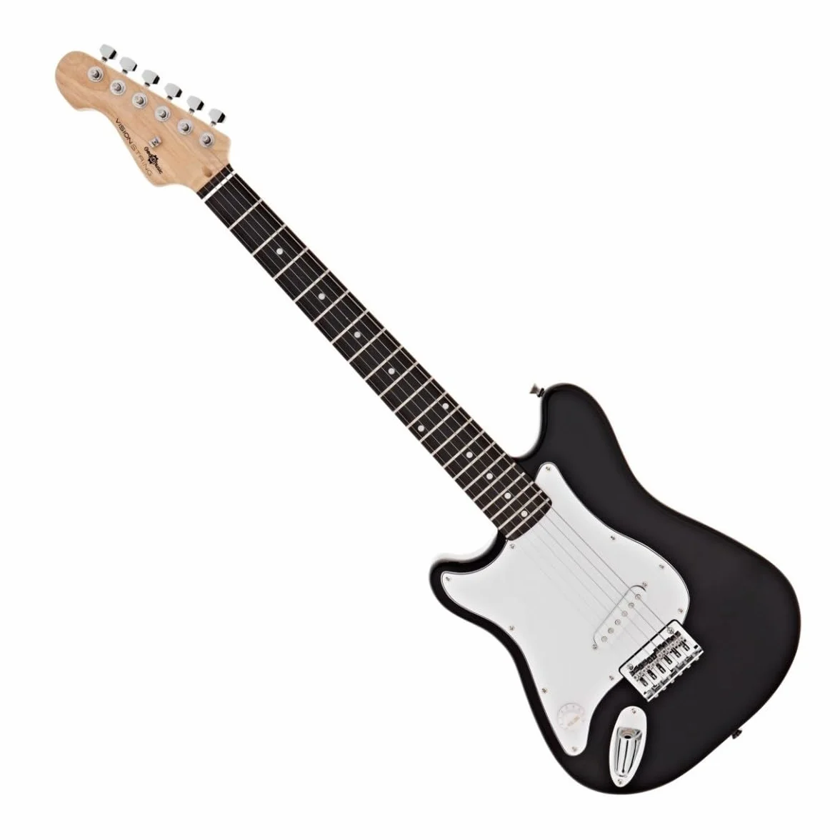 VISIONSTRING Guitarra Eléctrica Zurda 3/4 Tamaño Guitarra Starter Pack con Amp para Niños y Principiantes