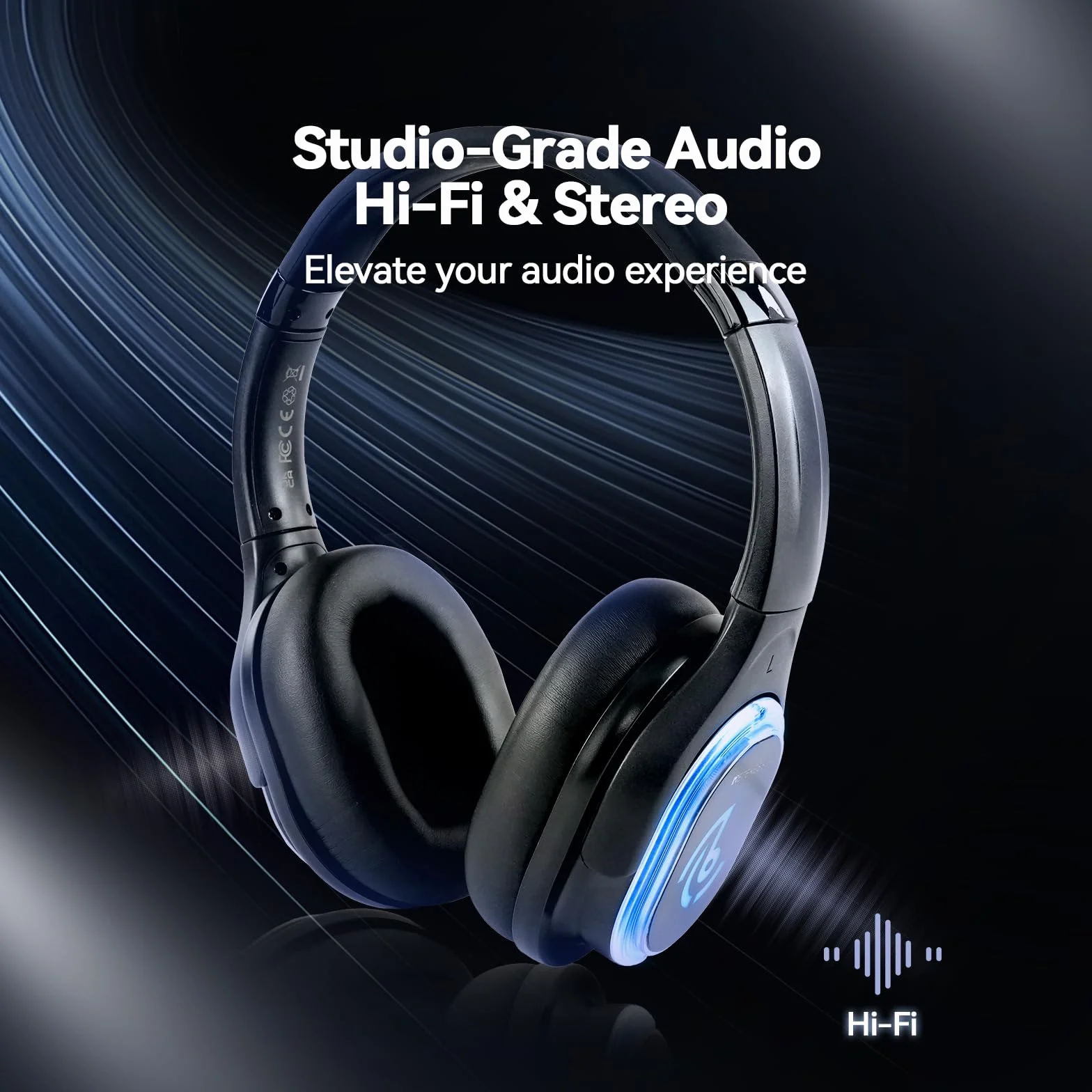 Retekess TA004 Auriculares Silent Disco, Silenciosos de Discoteca para Fiestas de Baile por Noche, Auriculares con Receptor de Audio para Familia, Fiestas de Baile por Noche
