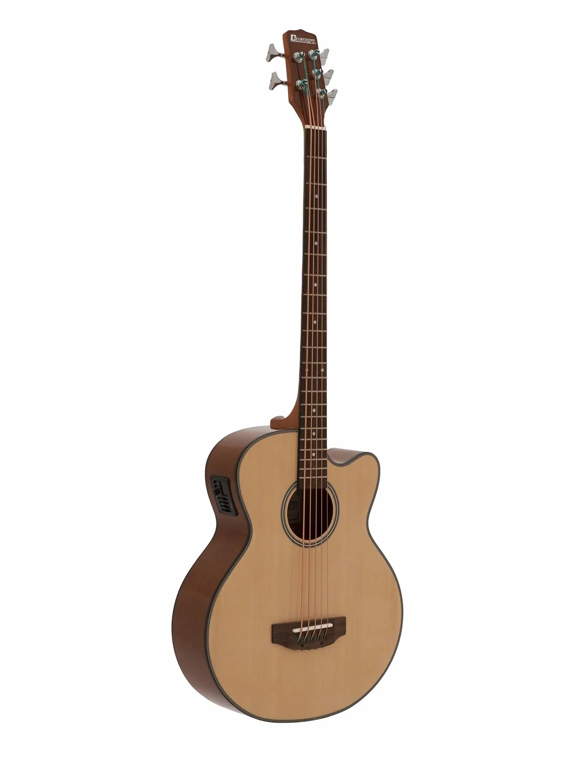 Dimavery 26224014 - Bajo acústico de 5 Cuerdas, Natural, Beige, Talla única