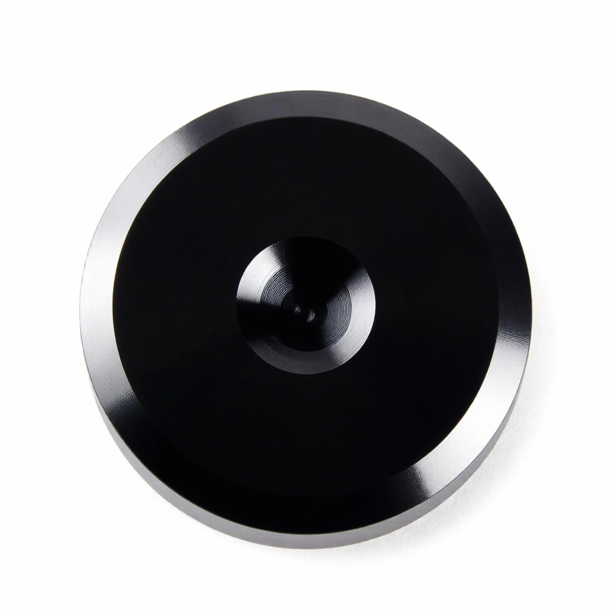 Almohadillas para altavoces PrecisionGeek Juego de 4 piezas 20 mm diámetro 7 mm grosor aluminio negro