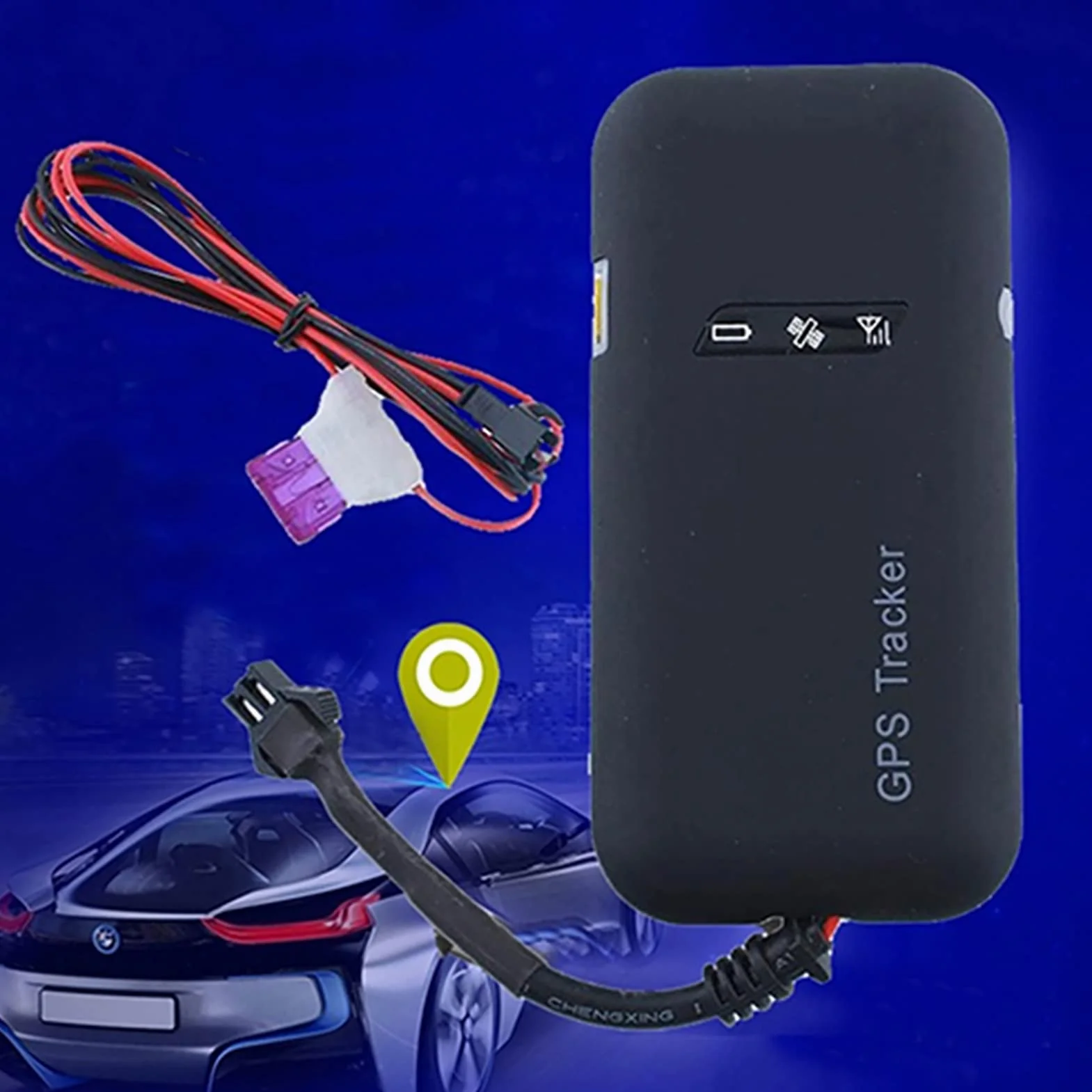GT02/TK110 GPS Tracker precisa instalación oculta y abierta PVC exquisito posicionador dispositivo para actividades al aire libre al azar