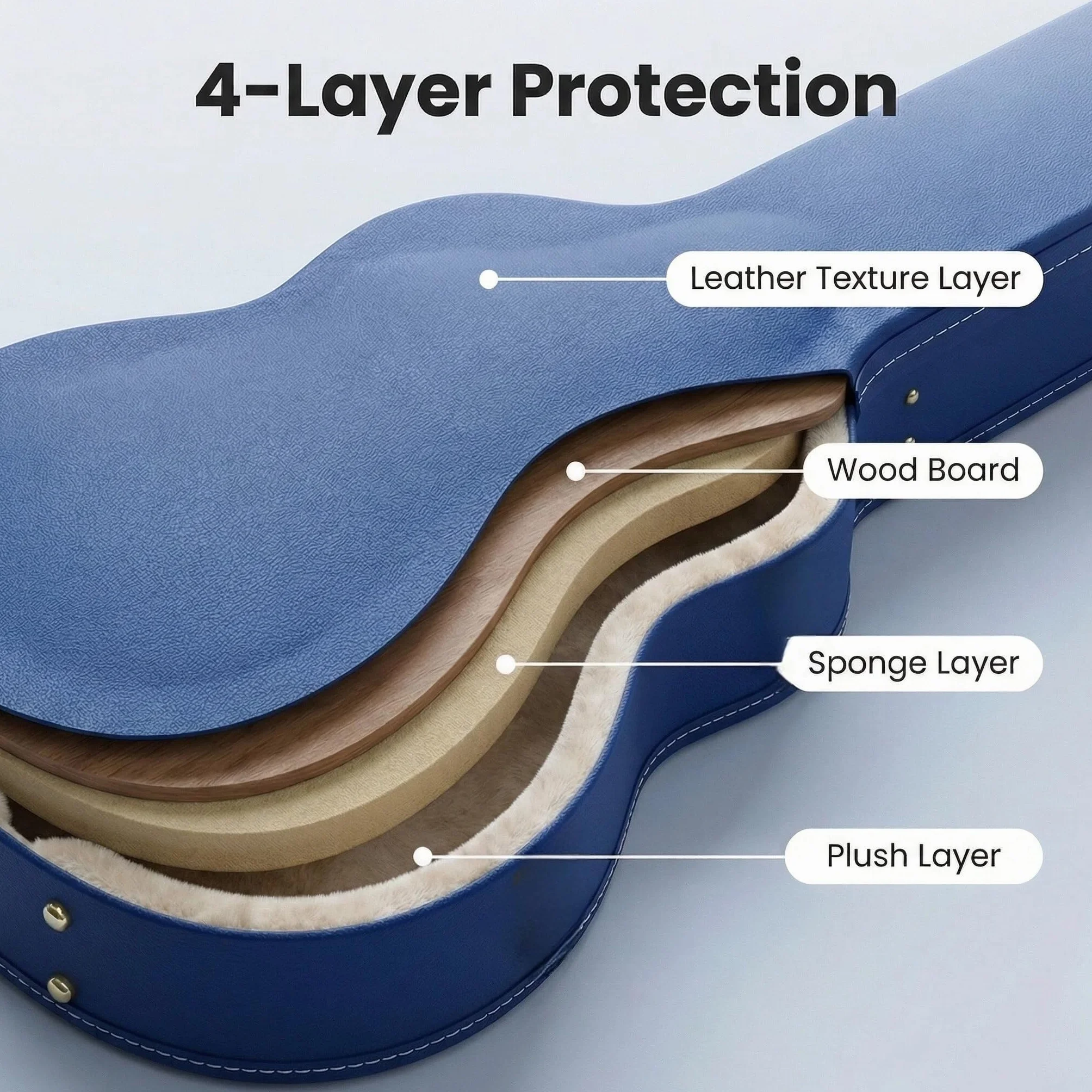 Crossrock Funda para Guitarra acústica Designer Series