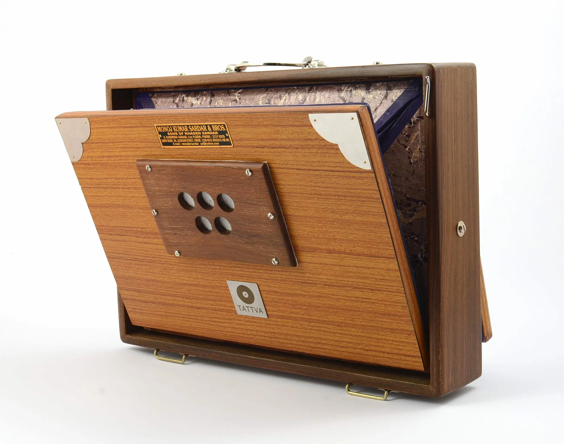TATTVA "Professional" - Caja de cortesía (tamaño mediano, con sonido largo, C-C, 440 Hz, 13 paradas, PALITANA Premium Reeds – Testado y probado! – Aduana con envío de prime
