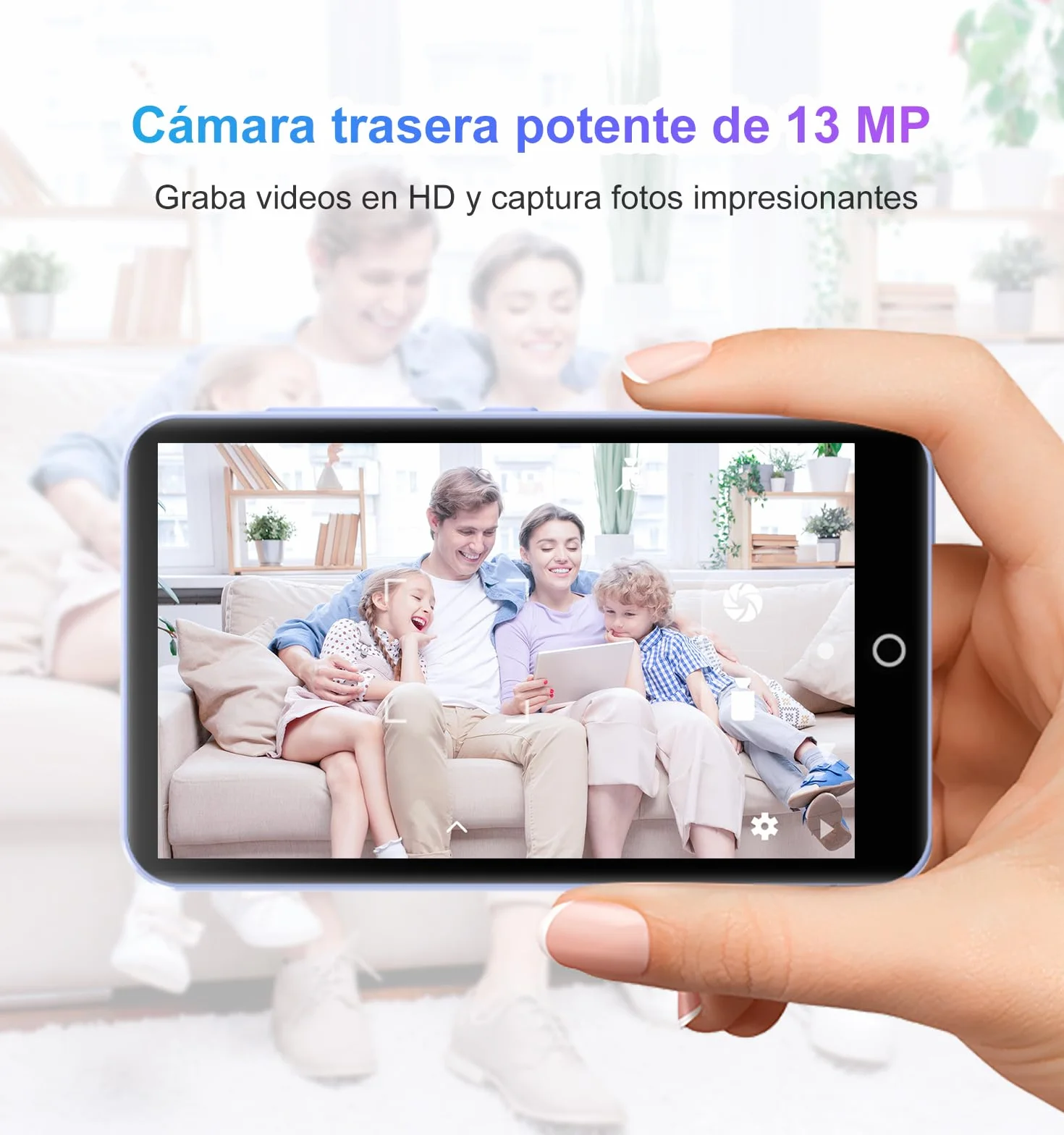 Joliker 80GB Reproductor MP3 Bluetooth WiFi MP4 Pantalla Táctil 4,02" Cámara Android Spotify Amazon Music Audible Radio FM