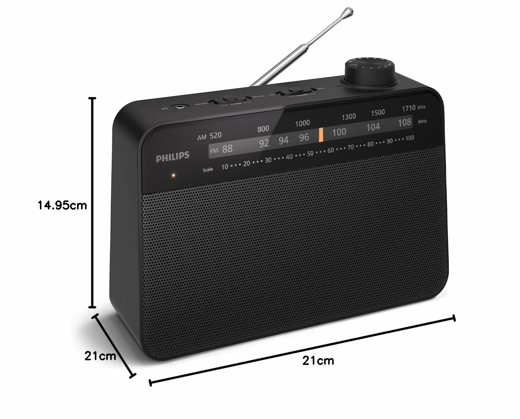 Philips TAR2509 Radio Portátil FM/MW