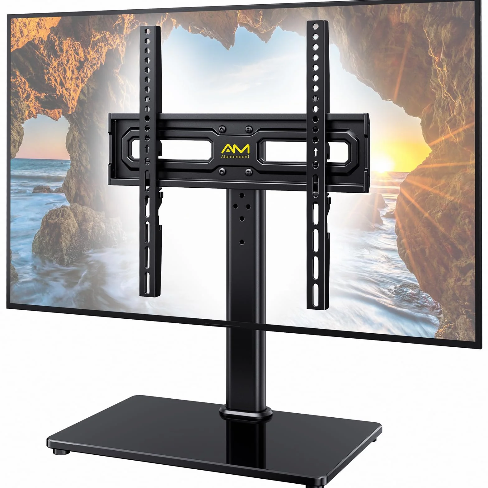 Soporte Giratorio Universal para TV LCD LED OLED 24-60 Pulgadas, Altura Ajustable, 45kg, VESA 400x400 mm