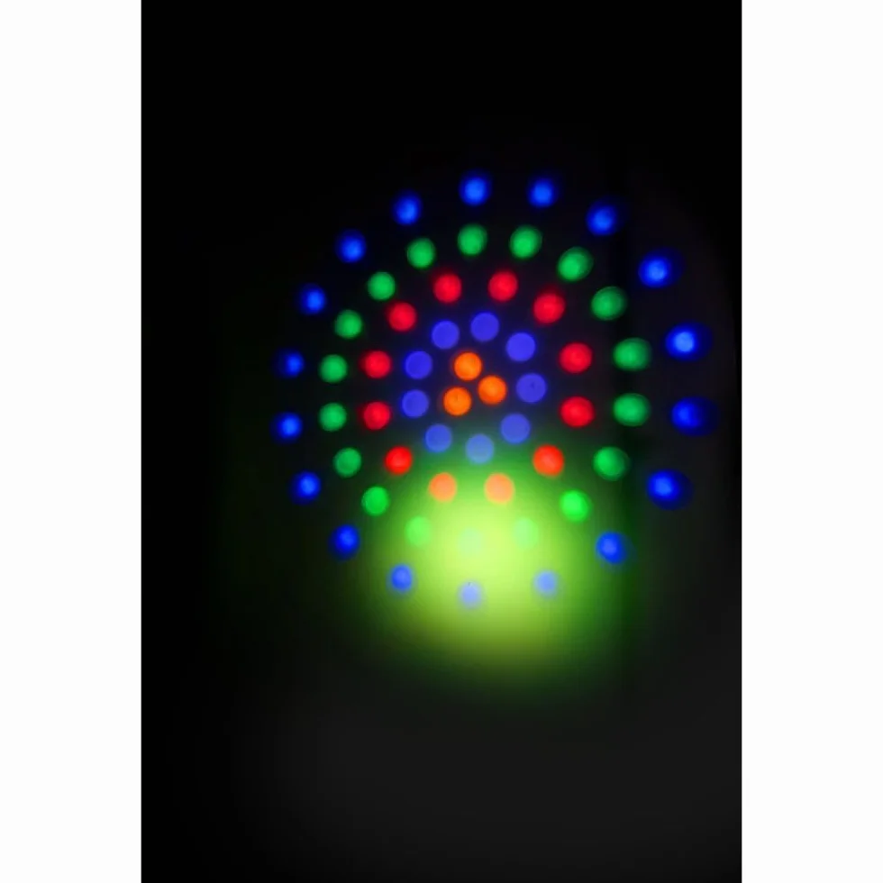 Ibiza - DJLIGHT60 - Soporte de luces con 2 proyectores PAR RGBB & 2 MOON FOWER RGBBBA - Pack LED 4 en 1