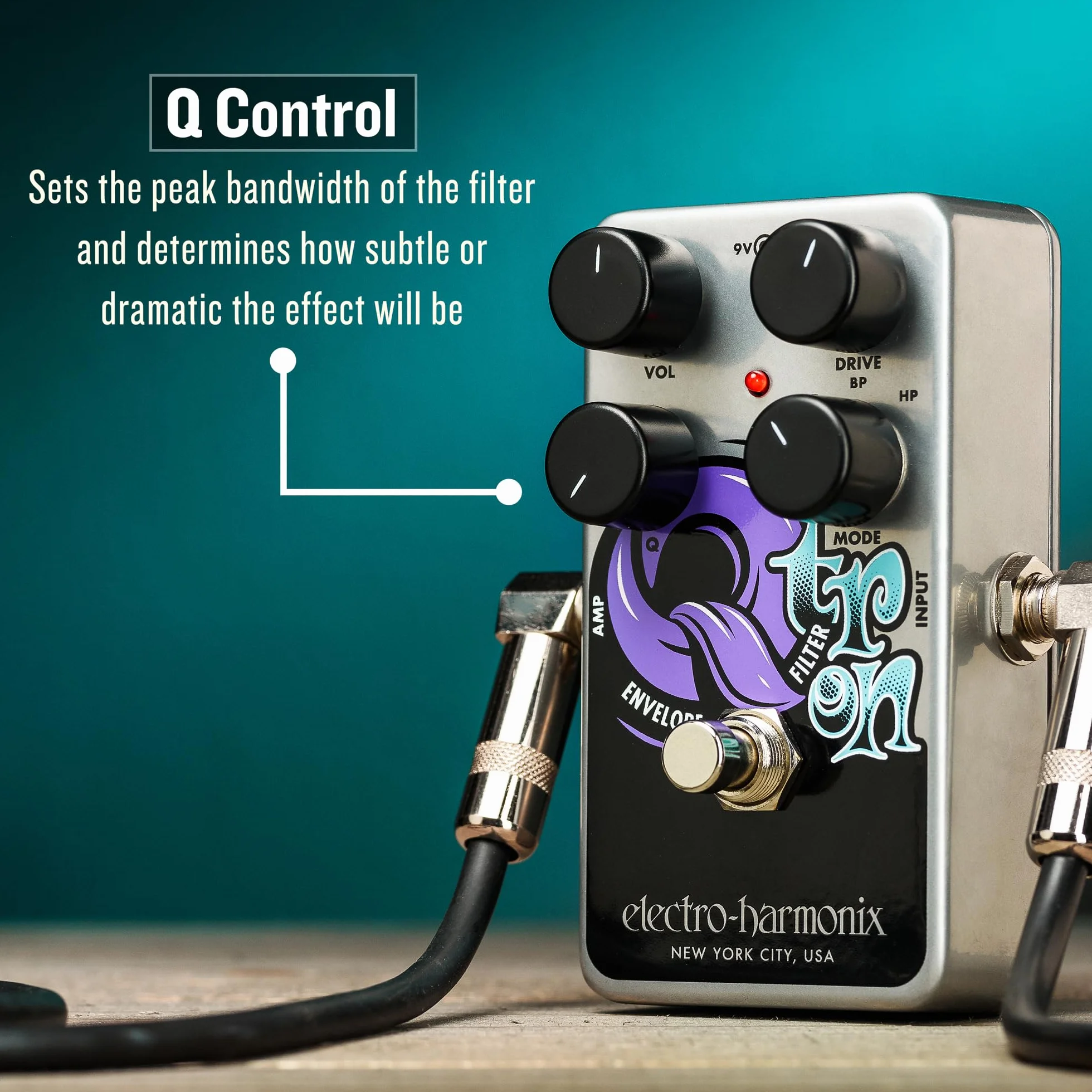 Electro Harmonix Analógico Sobre Filtro Pedal Guitarra Pedal - Nano Q-Tron