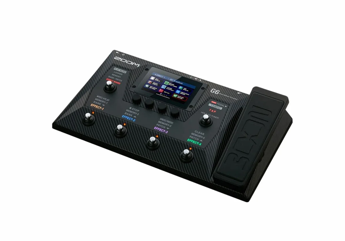 Zoom - G6 - Pedalera multiefectos, amp-simulator, interface de audio