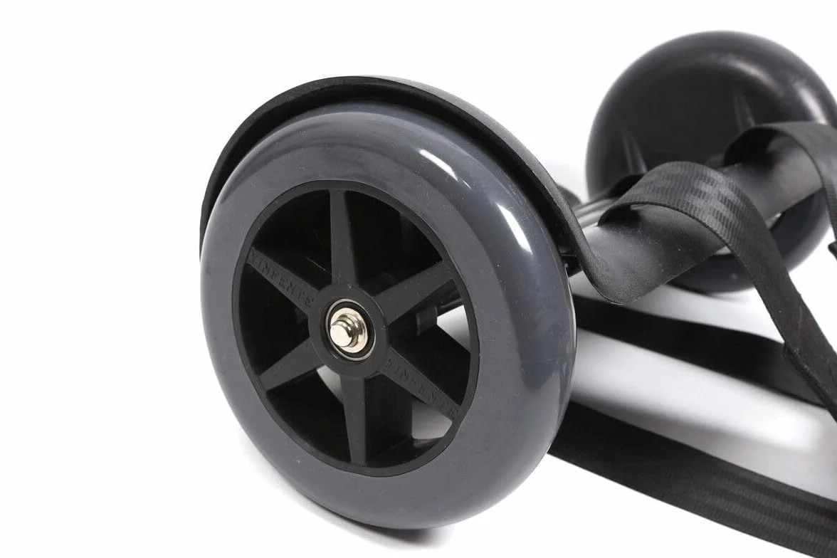Carrito vertical para contrabajo doble, rueda de bajo, transporte alternativo, carrito de bajo (negro)