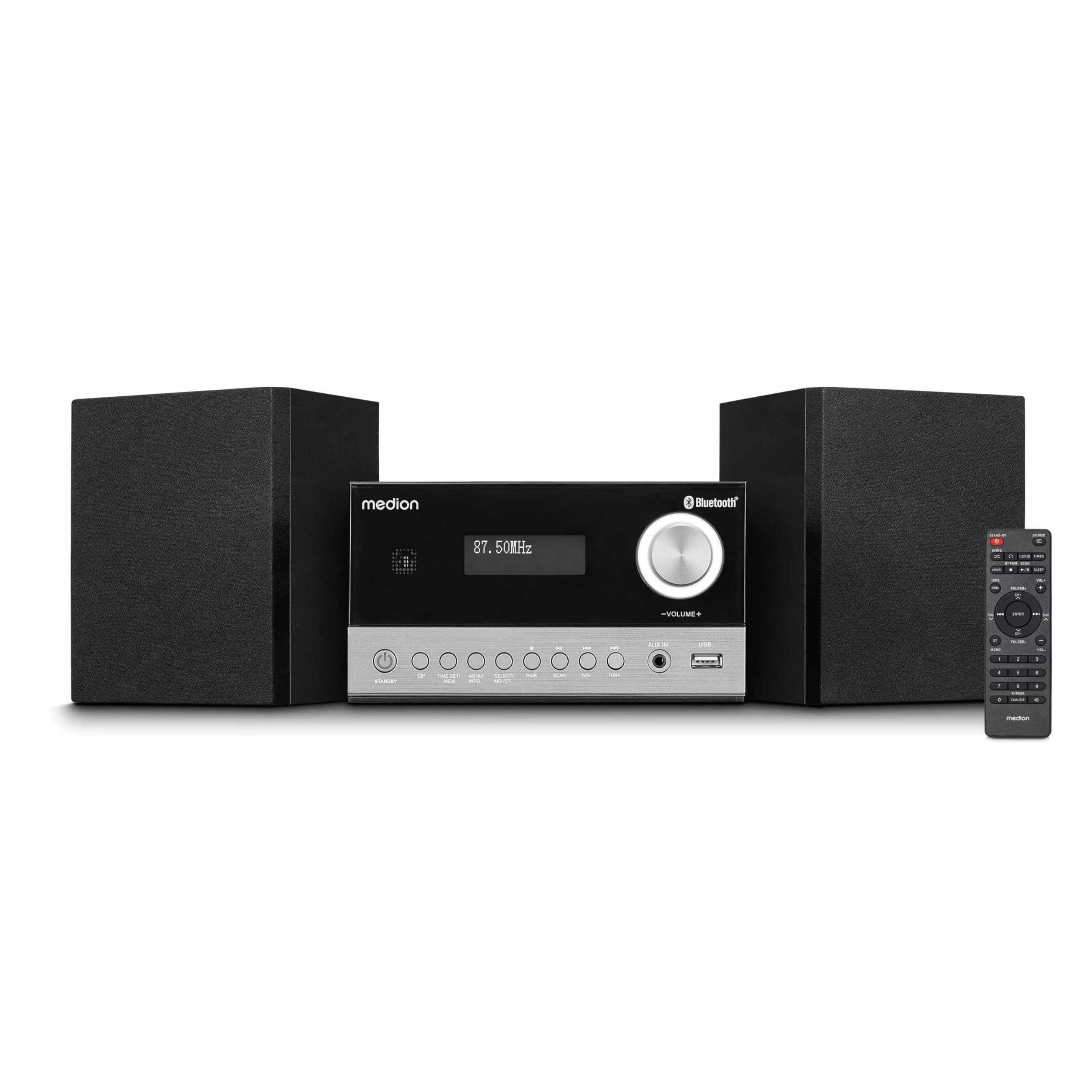 MEDION E64088 Compact Micro Audio System Dab+ CD PLL FM Radio Bluetooth USB MP3 LCD