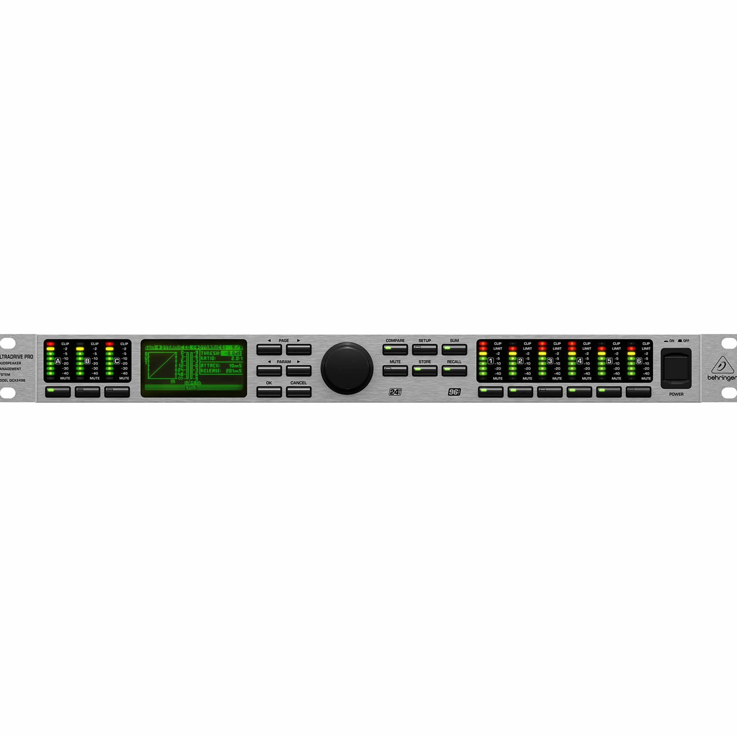 Behringer DCX2496 Sistema De Gestión De Altavoces De 24 Bits/96 Khz Digital De Precisión alta