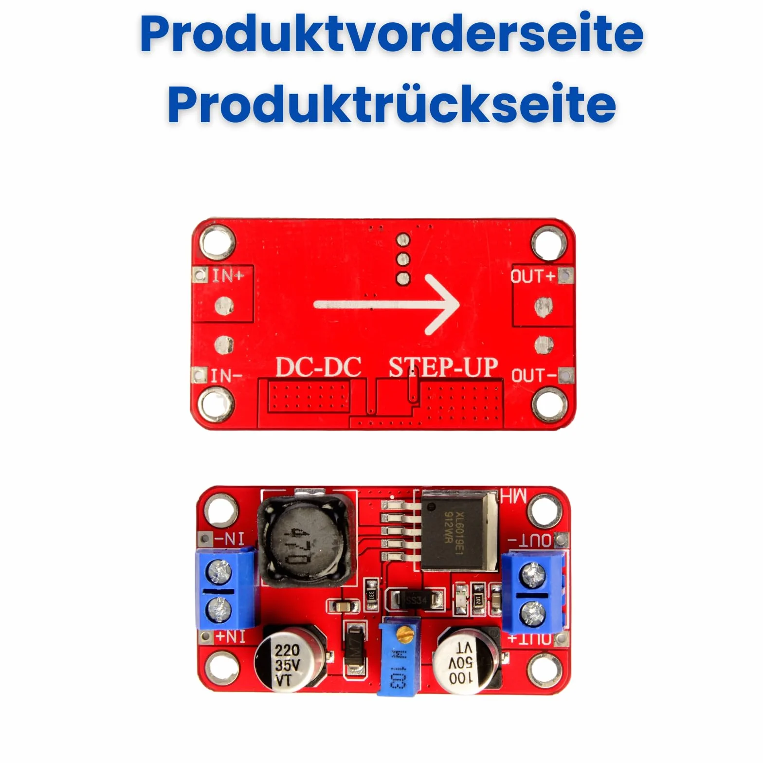 DC-DC Boost Converter DC 3V-35V a 5V-40V Voltaje de salida ajustable Boost Converter Módulos adaptadores de corriente (3 pack)