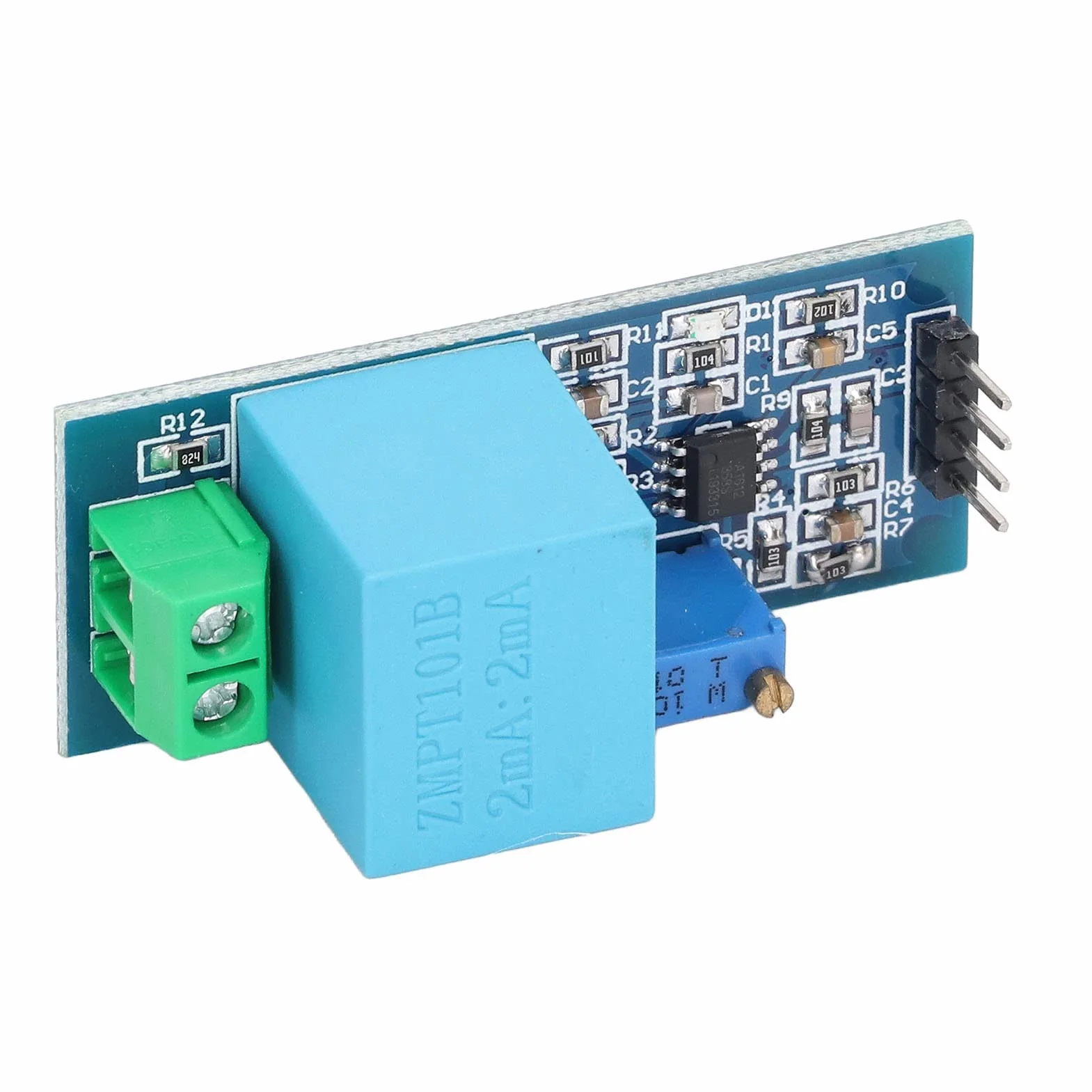 Módulo De Transformador De Voltaje Placa De Sensor De Voltaje De Salida De CA Monofásica Activa ZMPT101B