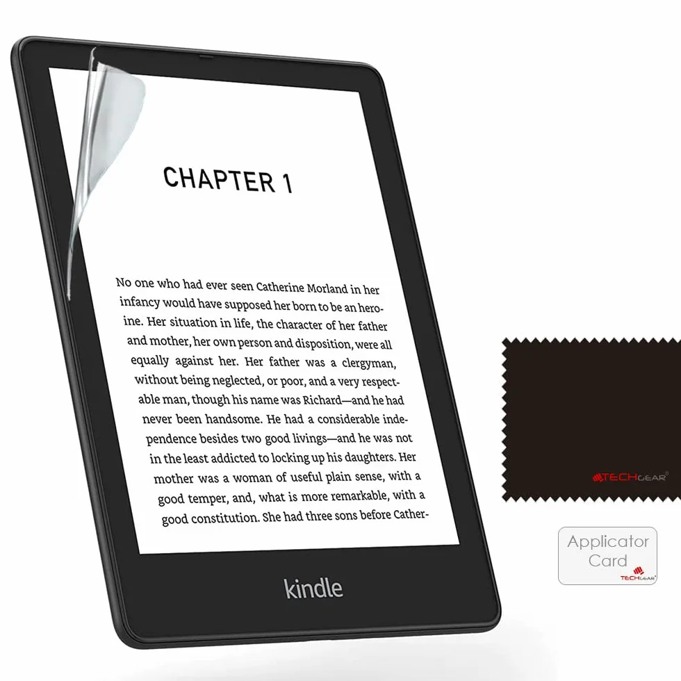 TECHGEAR 2 protectores de pantalla mate antirreflectantes para Kindle Paperwhite 5/6.8" 2021 11ª gen