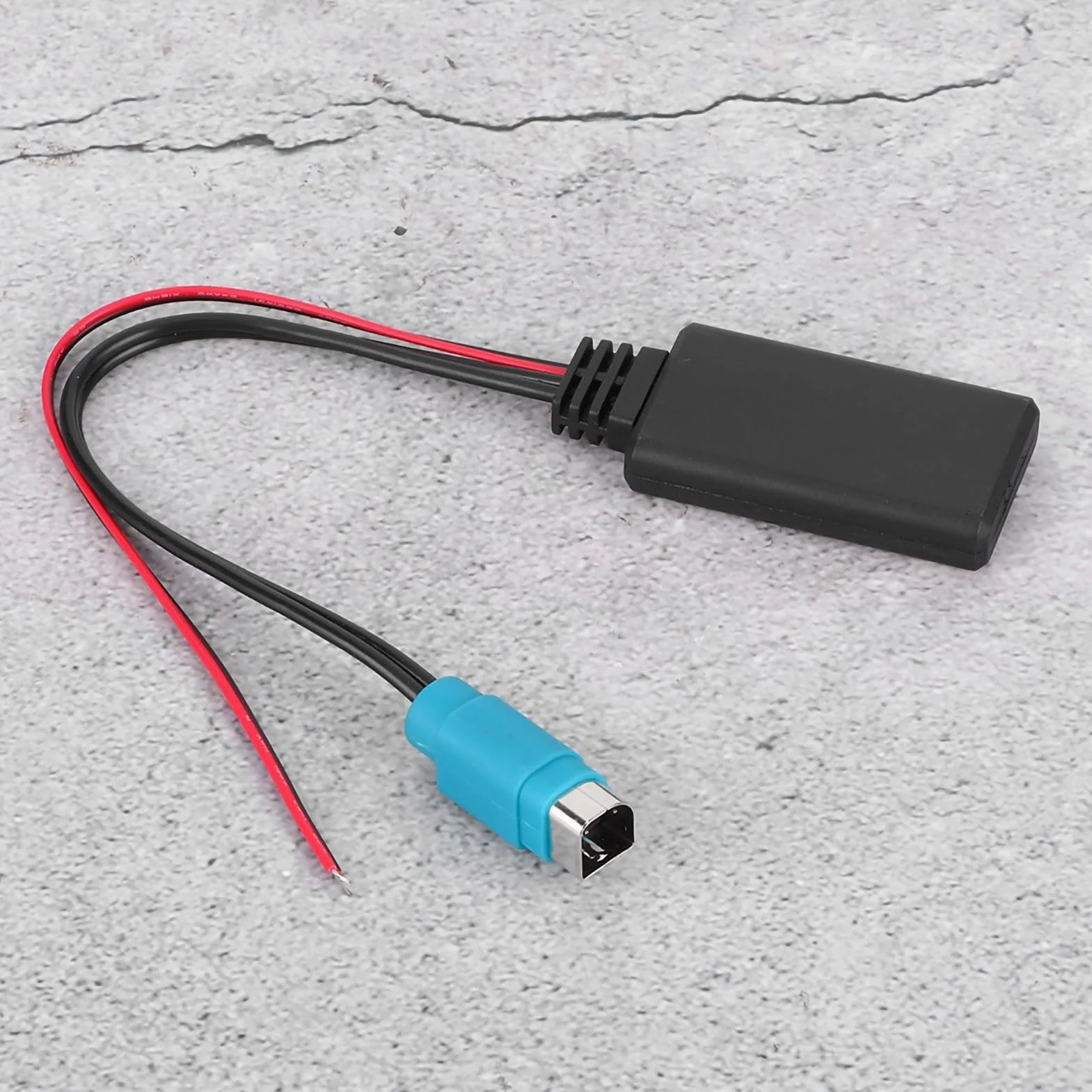 Interface Kce-400Bt Poste Alpine Akozon Cable Adaptador de Audio para Automóvil Adaptador Bluetooth AUX Cable de Audio Inalámbrico para Modelos 2009 de Velocidad Completa