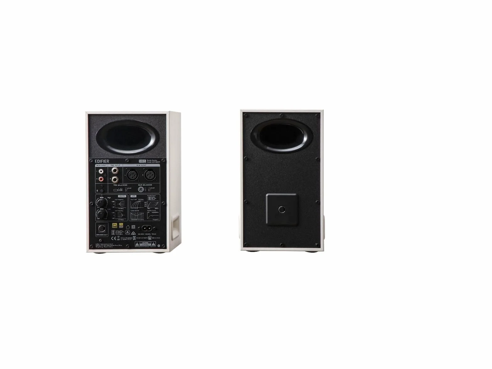 Edifier MR5 - Altavoz de Estudio (3 vías, 110 W, Crossover Tri-Amped), Color Blanco