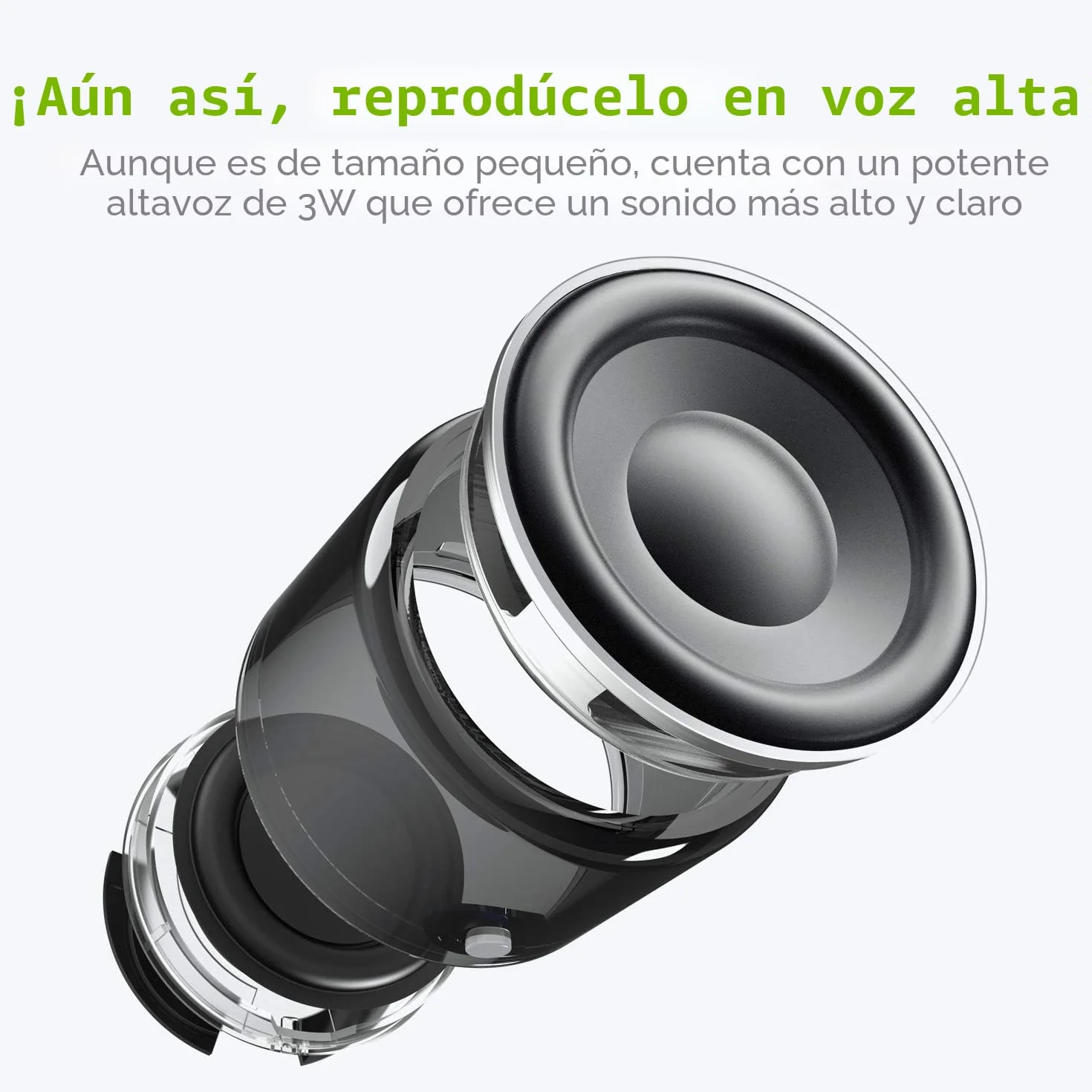 EWA A106 Pro Mini Altavoz Portátil Bluetooth Impermeable IP67 12 Horas Reproducción Negro