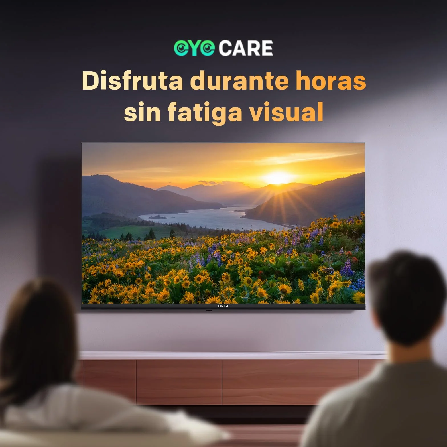 Metz TV 32 Pulgadas Smart TV, Televisor 32” QLED, HDR10, Dolby Audio, Chromecast Integrado, WiFi, Bluetooth 5.1, HDMI 2.1, DVB-T2/S2/C, Ci+, 32MQH7000Z (Modelo 2026)