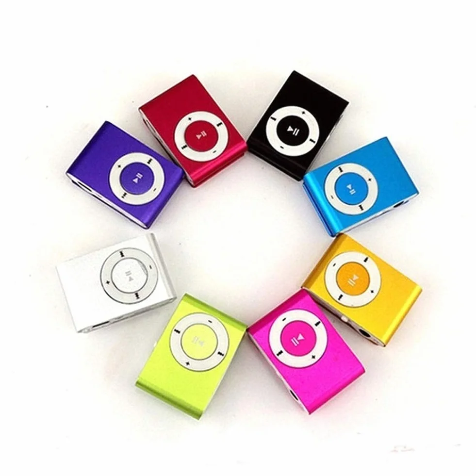 Reproductor MP3 USB 2.0 Mini con Clip, Soporte TF, 3.5mm