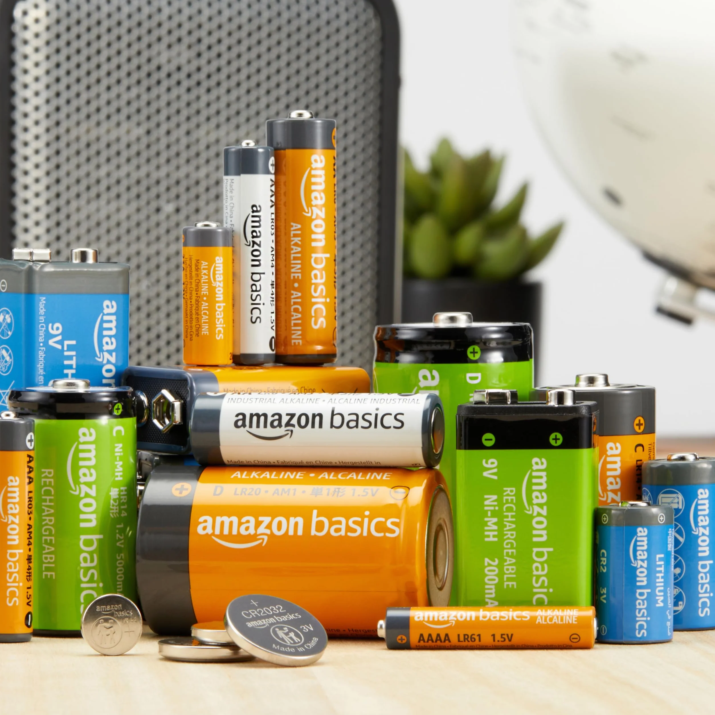 Amazon Basics Pilas Alcalinas C 1,5V Paquete 12, Vida útil 5 años