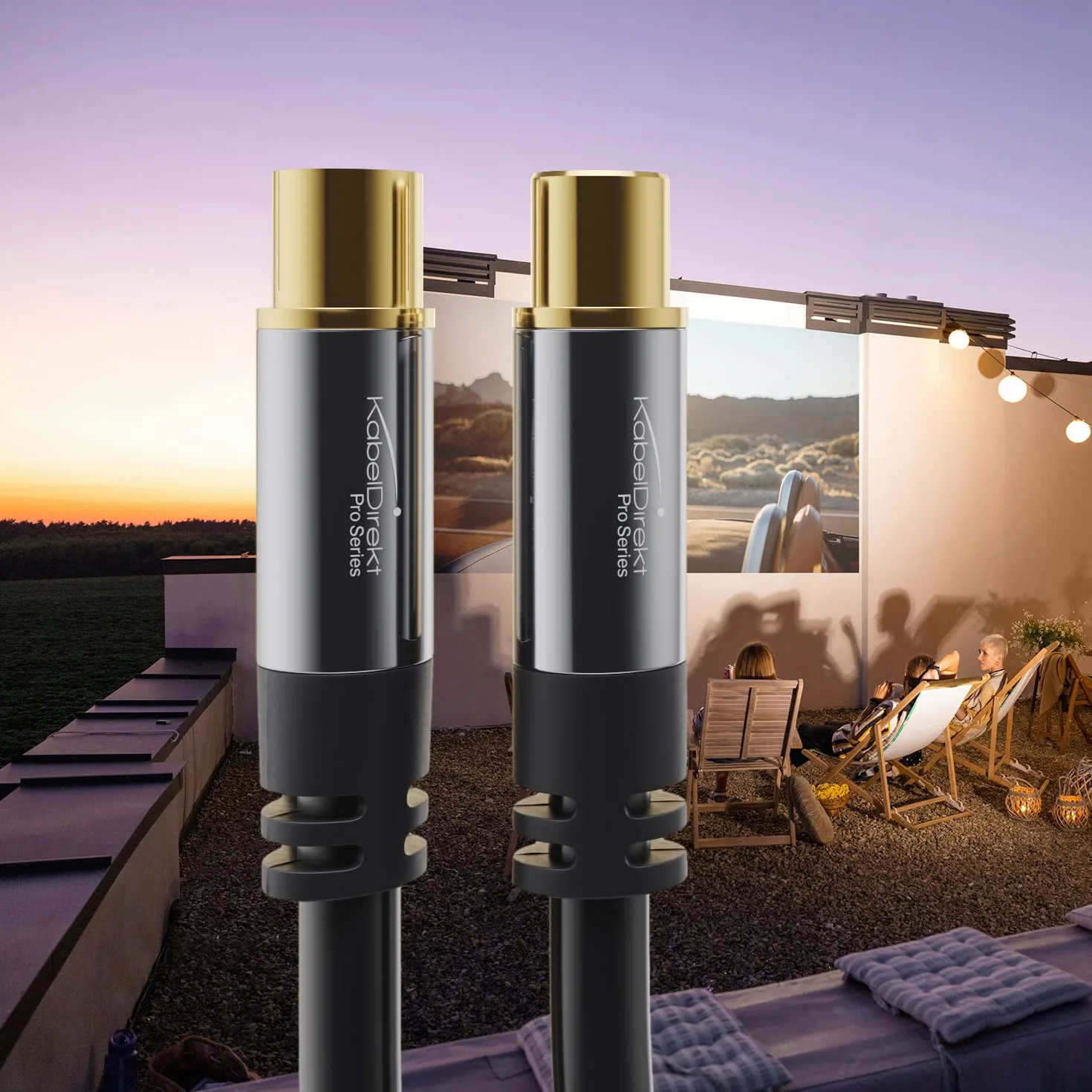 KabelDirekt – Cable Antena TV 4K, Cable Coaxial – 7,5m – Para TV digital y analógica, conectores metálicos – Disponible en 0,5-20m (Enchufe a toma, para DVB-C/DVB-T/DVB-S, negro)