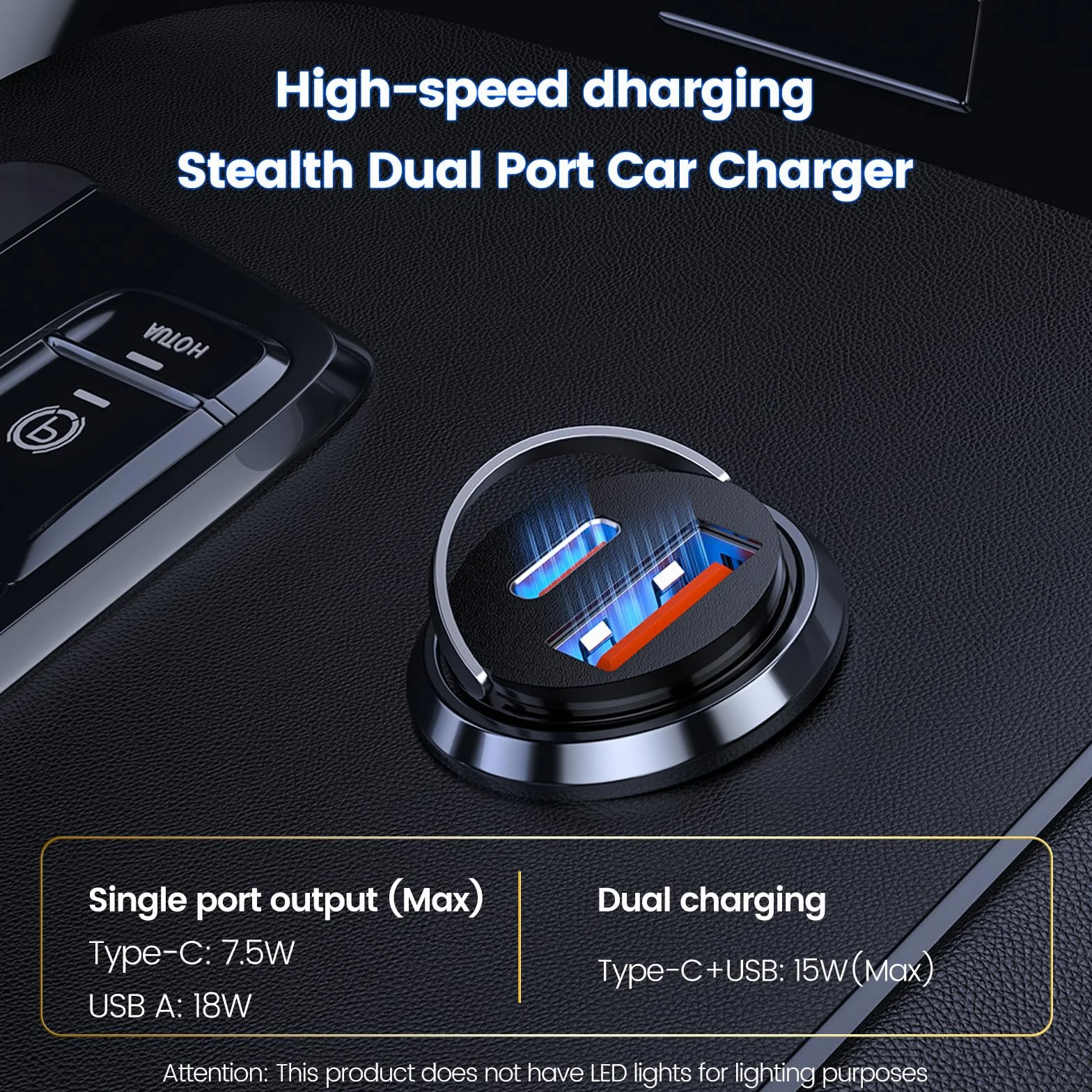 MOSWAG Cargador Coche Carga Rápida USB C PD Compatible iPhone 16 15 14 Pro Max iPad Samsung Galaxy S24 S23