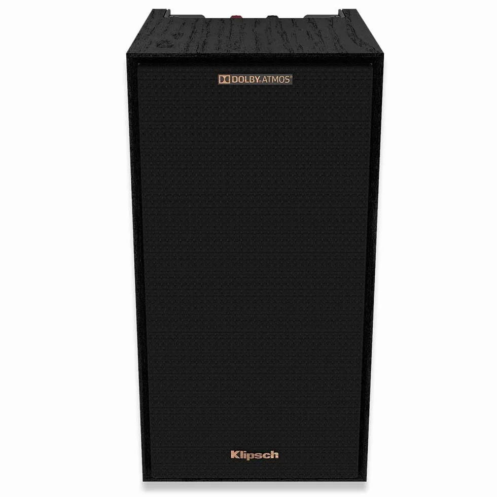 Klipsch R-40SA Black (Pareja) - Altavoces Sorround Dolby Atmos para Home Cinema proyección Techo