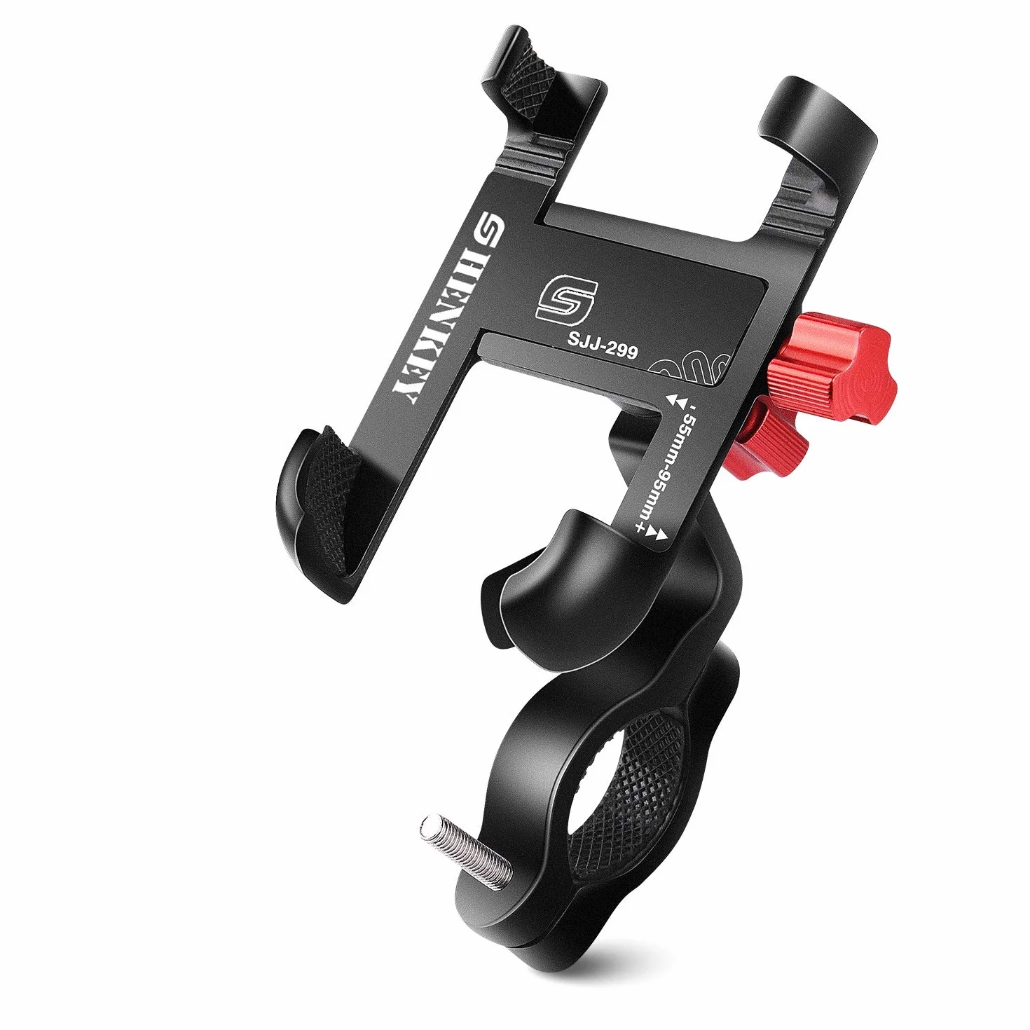 Soporte de Bicicleta de Aluminio Ajustable 360° Compatible con iPhone y Samsung