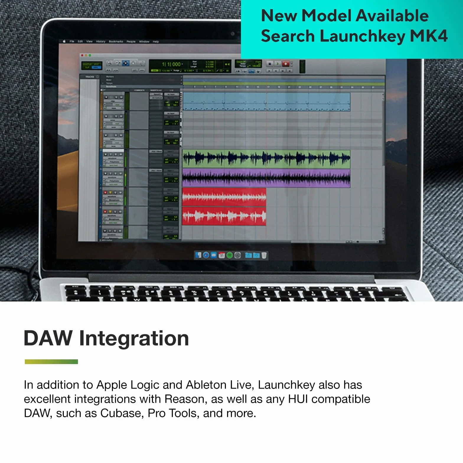 Novation Launchkey 37 [MK3] - Controlador de teclado MIDI. Integración total con Ableton Live. Modos Chord y Scale y arpegiador. Todo el software que necesitas para producir música.