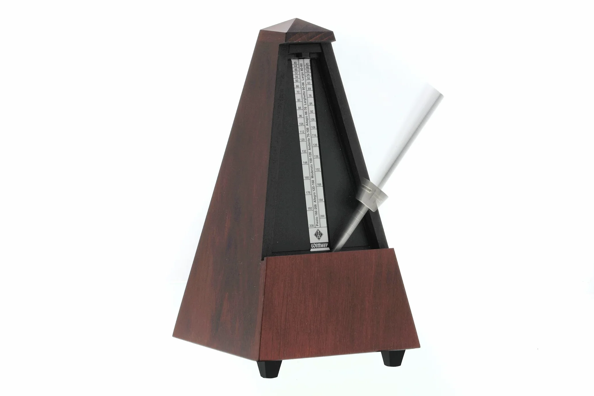 Wittner MW811M - Metrónomo pirámide, color marrón