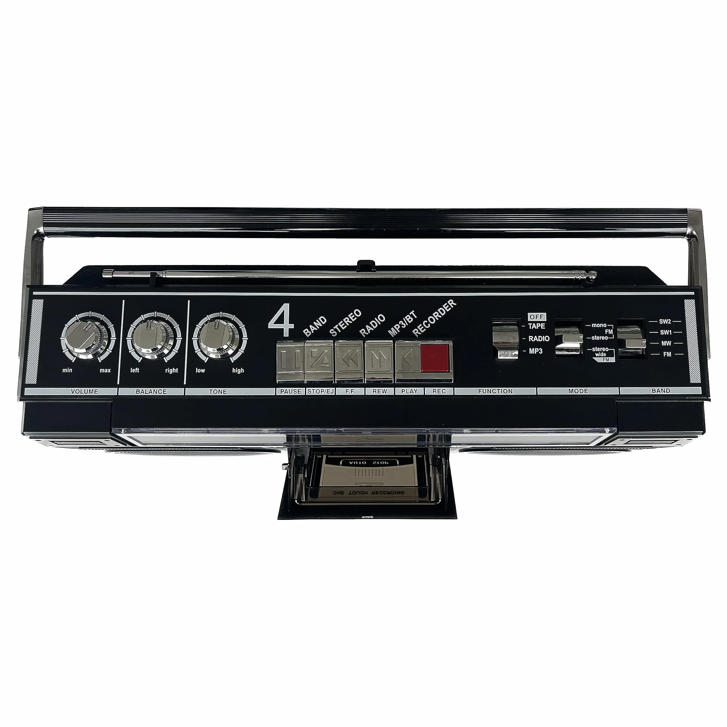 Silva Schneider PCR 1980 BT Grabadora de Casete portátil Retro Bluetooth