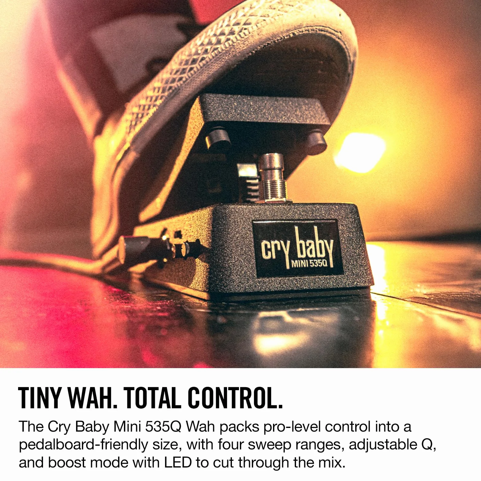 JIM DUNLOP - CBM535Q - Cry Baby Cry Baby Q Mini negro