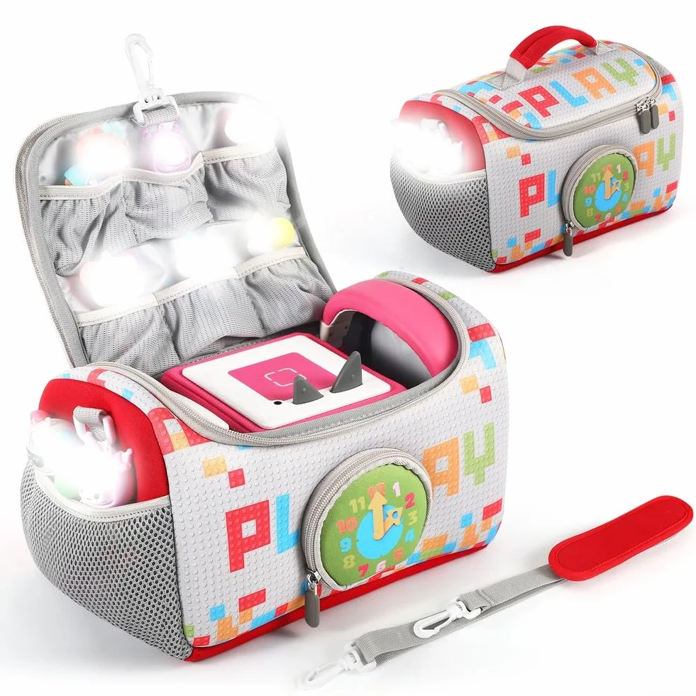 Estuche de transporte para Toniebox Starter Set, bolsa de almacenamiento para reproductor de audio Toniebox, caja de transporte para accesorios Toniebox, bolsa de transporte para reproductor de audio