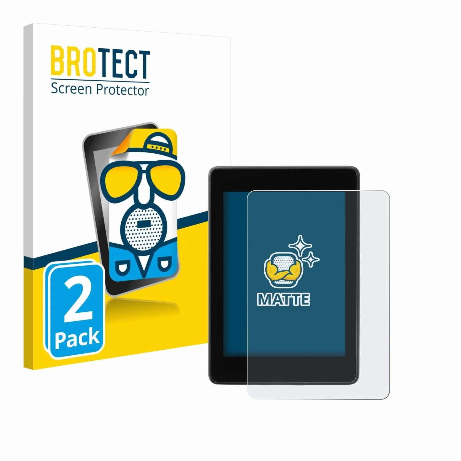 BROTECT Protector Pantalla Anti-Reflejos para Amazon Kindle Paperwhite 2018 (10a Gen.) 2 Unidades