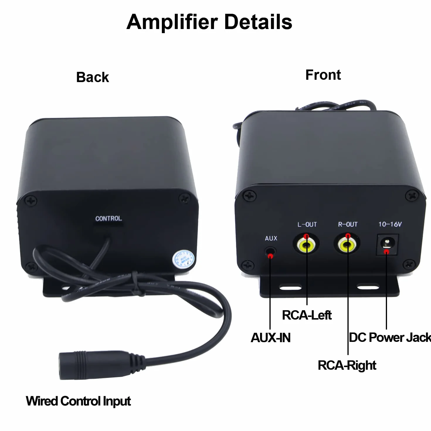iMESTOU Amplificador de Motocicleta Sistema de Audio con AUX, MP3, Radio FM, 4 Pulgadas Rango Completo Impermeable Bluetooth Altavoces estéreo, Apto para Manillar de 1 a 1.5 Pulgadas, Motocicletas