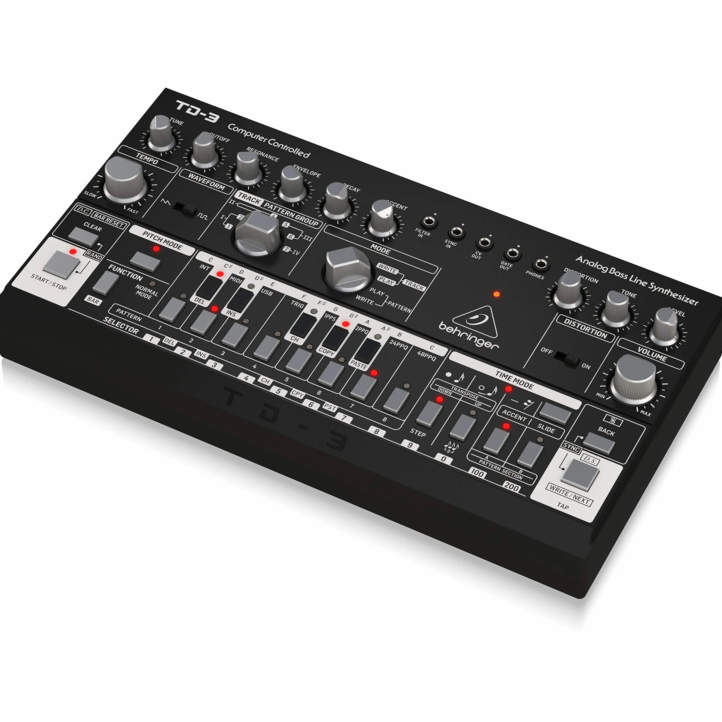 Behringer TD-3-BK, Negro (Black)